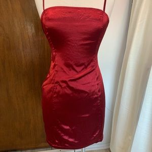 Red Dress. Adjustable Straps